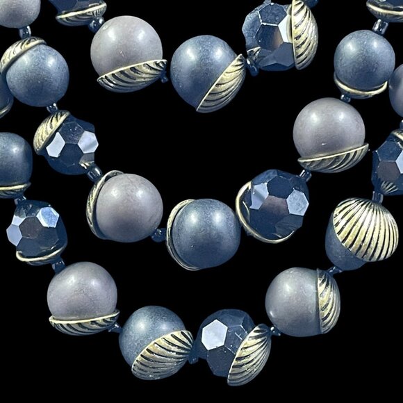 Premier Designs Multi Strand Necklace Chunky Statement Boho Artsy Vintage Goth - Picture 2 of 8